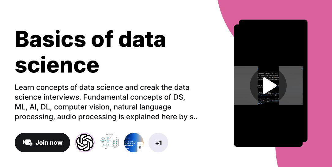 Basics of data science
